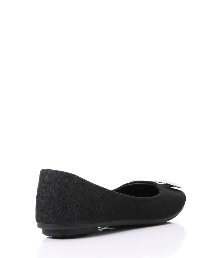 FAN-DJTF-006 Simon Glittery Simple Evening Slip On Flats