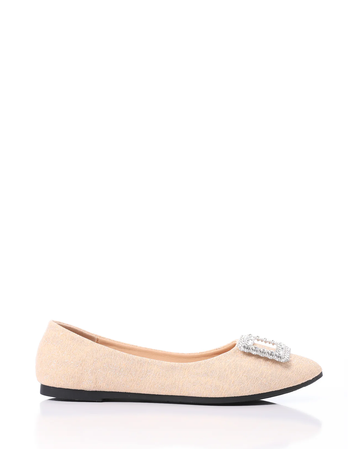 FAN-DJTF-009 Studded Throat Leather Flats