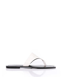 FAN-DJTF-024 Reptile Pattenred Leather Slippers