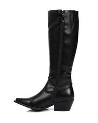 GPS-DVTV-001 High-Neck Leather Boots