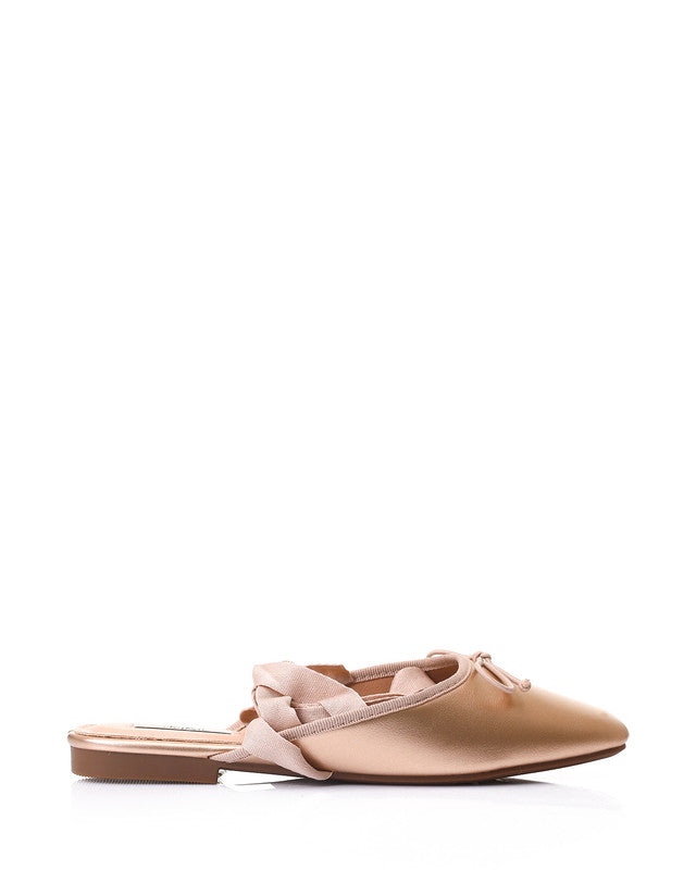 HOT-DJTX-002 Ankle-Tie Slingback Ballet Flats