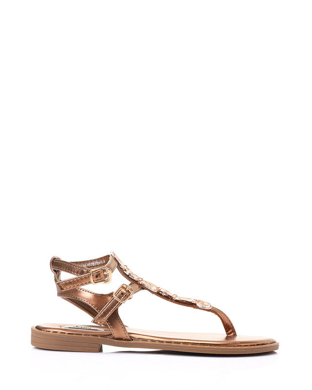HOT-DJTX-016 Multi Strap Ankle Sandals