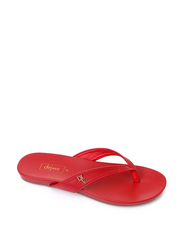 HOT-DJTX-029 Plain Basic Leather Slipper