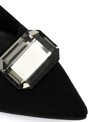 JAL-DVTV-009 Diamond Crystal Toe Cap Heels