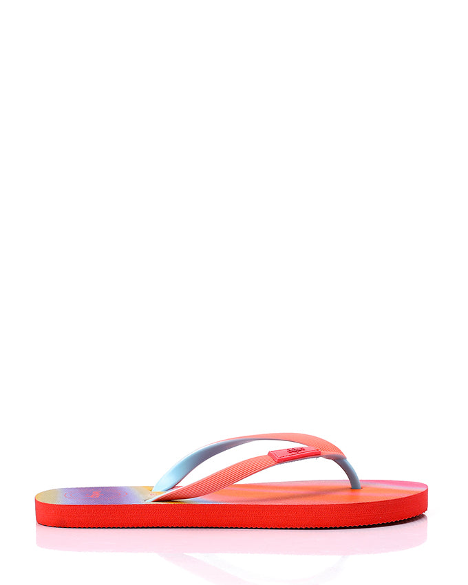 TIM-DJTH-001 Tie Dye Pattern Rubber Flip Flop