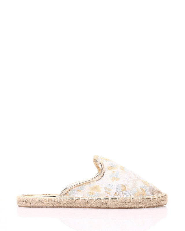 XIE-DJTX-006 Embroidery Summer Mules