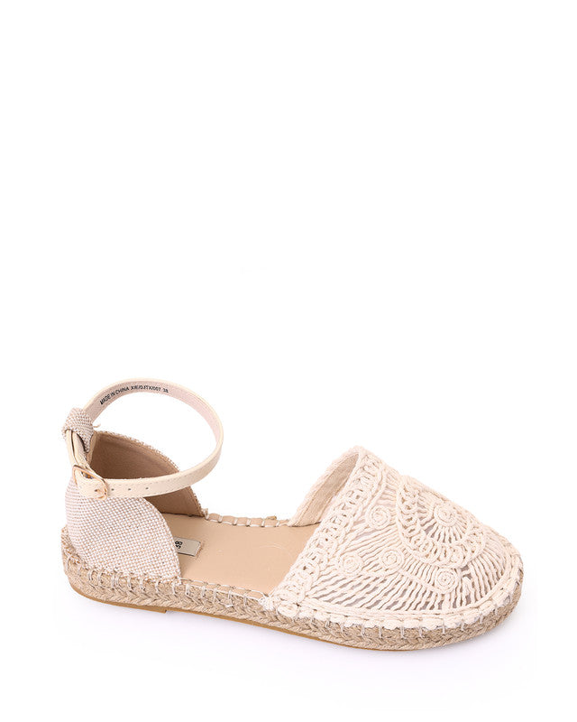 XIE-DJTX-007 Summer Embroidered Flats Sandal