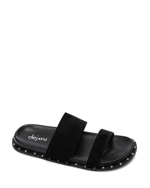 FAN-DJTV-001 Clear Serenity Studded Slipper