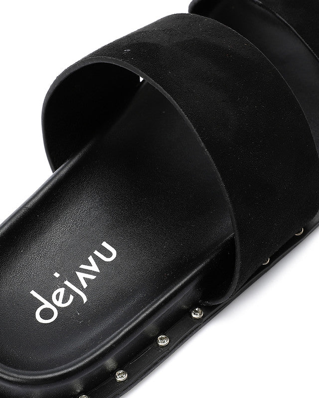FAN-DJTV-001 Clear Serenity Studded Slipper