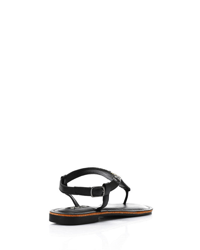 FAN-DJTV-006 Buckle Closure Embellished Sandal