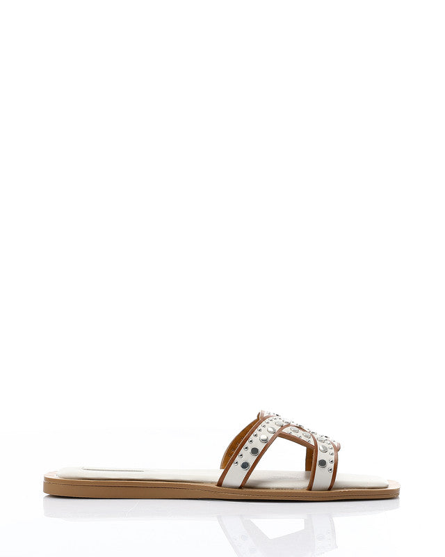 FAN-DJTV-011 Studded Toe Shape Slipper