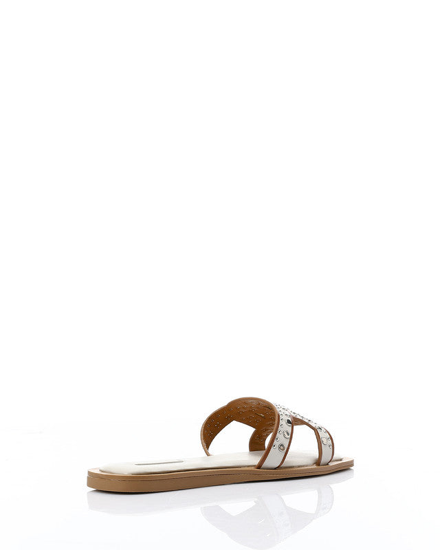 FAN-DJTV-011 Studded Toe Shape Slipper