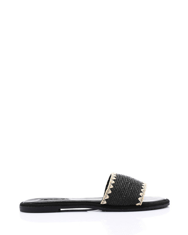 FAN-DJTV-016 Seashell Woven Slipper