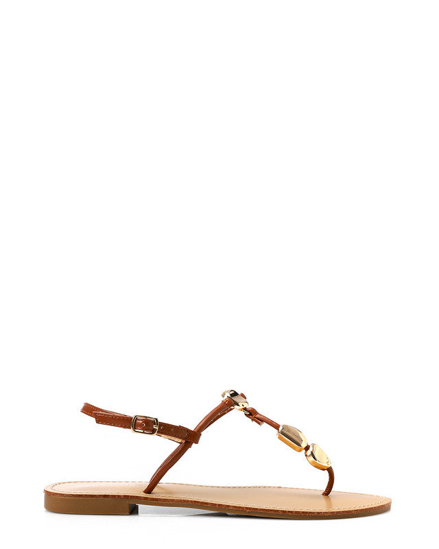 FAN-DJTX-001 Criss-Cross Strap Sandal