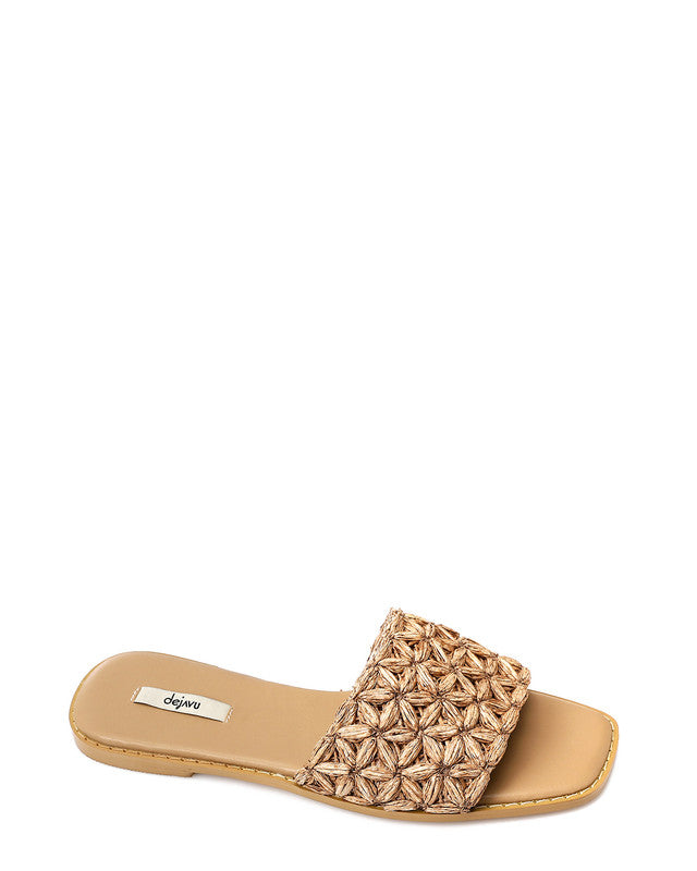 FAN-DJTX-003 Artisanal Woven Slide