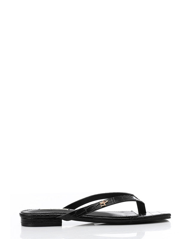 FAN-DJTX-004 Thong Leather Flip Flop