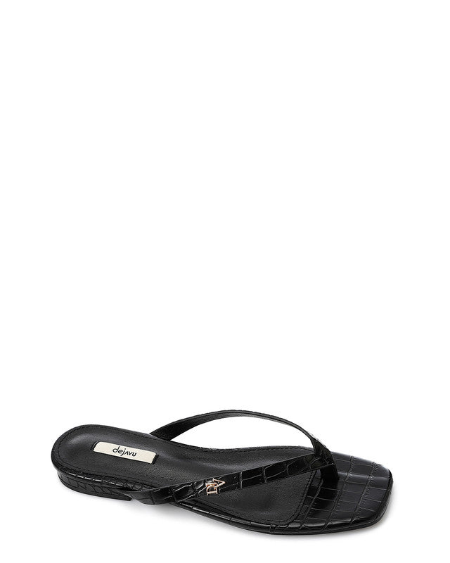 FAN-DJTX-004 Thong Leather Flip Flop