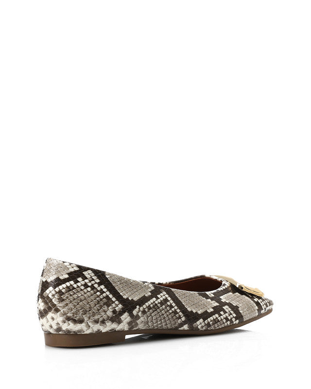FAN-DJTX-008 Leather Ballerina