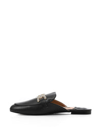 FAN-DJTX-010 Flat Leather Mule