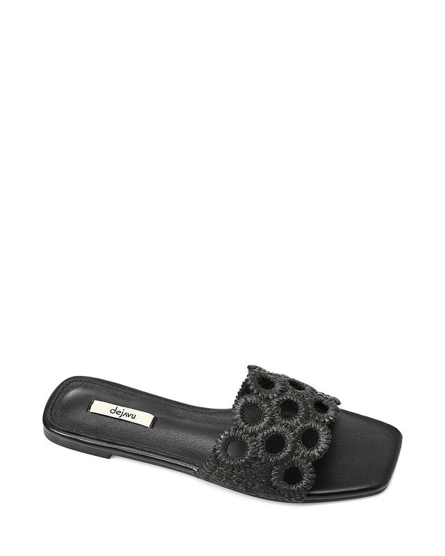 FAN-DJTX-020 Strappy Flat Slippers