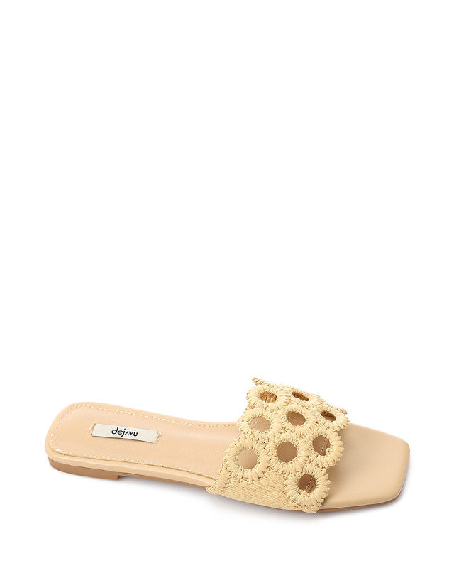 FAN-DJTX-020 Strappy Flat Slippers