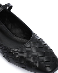 FAN-DVTV-001  Leather Ballets With Buckle