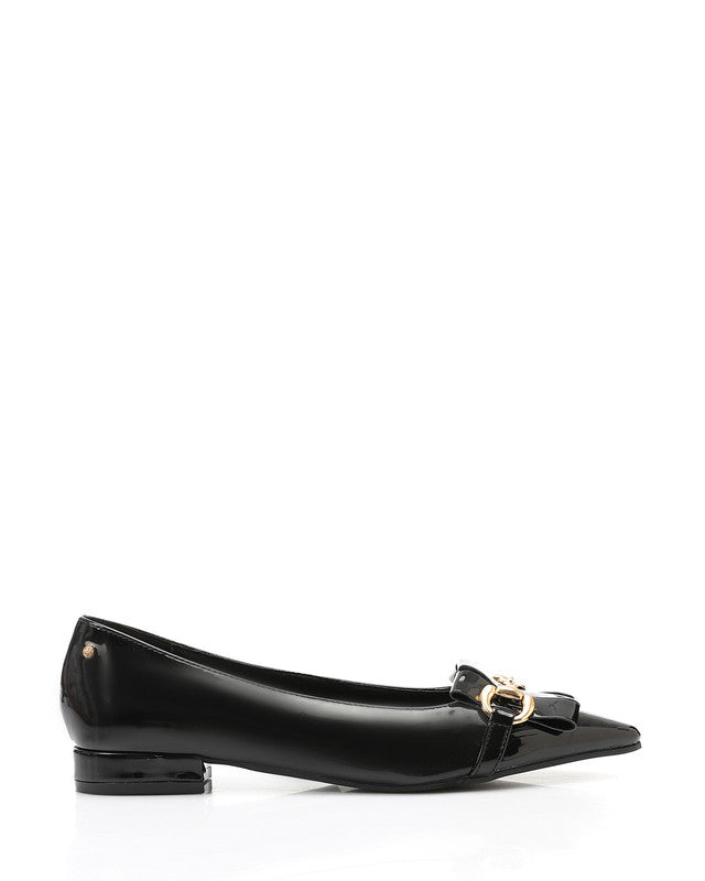 FAN-DVTX-003  Leather Slip On Ballerina