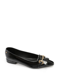 FAN-DVTX-003  Leather Slip On Ballerina