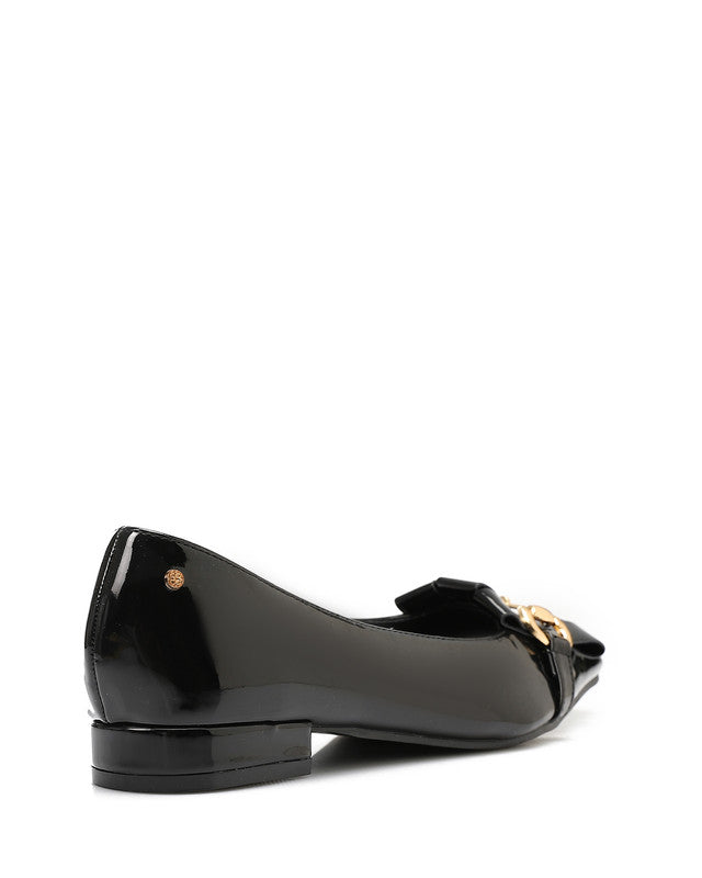 FAN-DVTX-003  Leather Slip On Ballerina