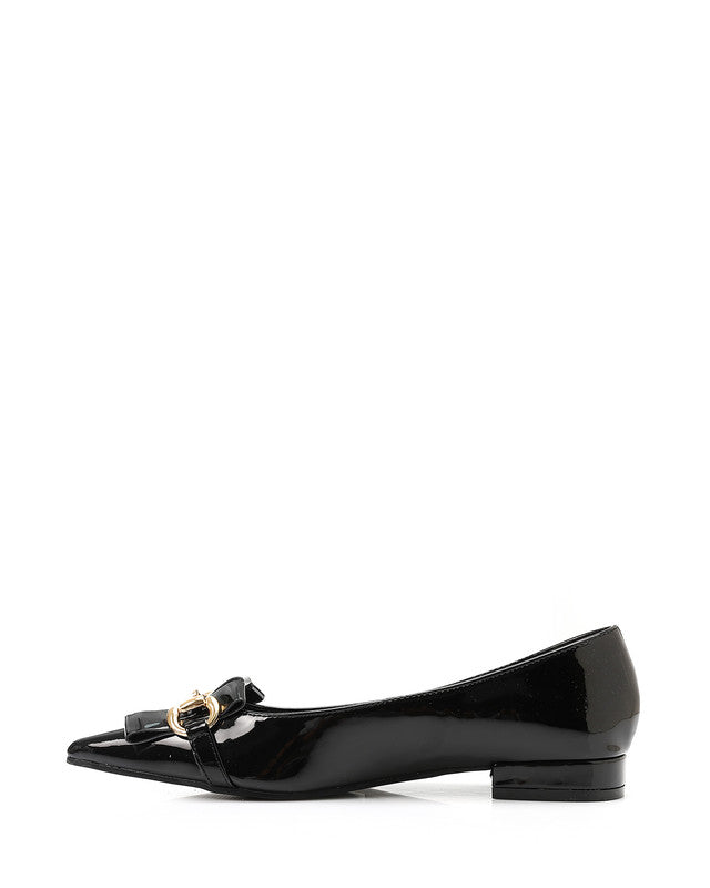 FAN-DVTX-003  Leather Slip On Ballerina