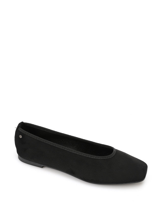 FAN-DVTX-004 Suede Simple Ballerina