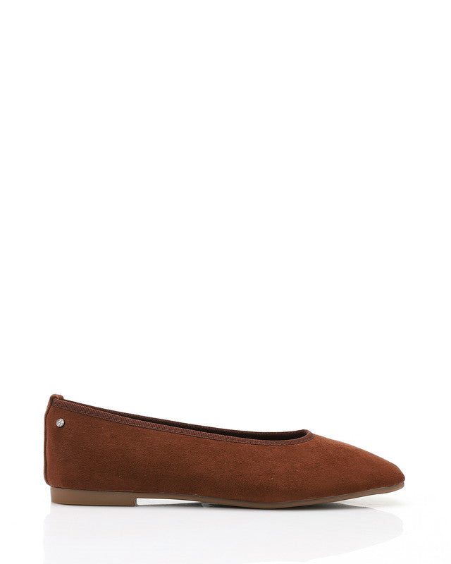 FAN-DVTX-004 Suede Simple Ballerina