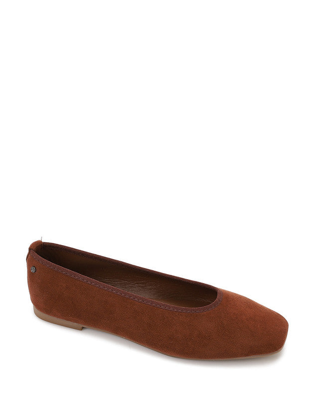 FAN-DVTX-004 Suede Simple Ballerina