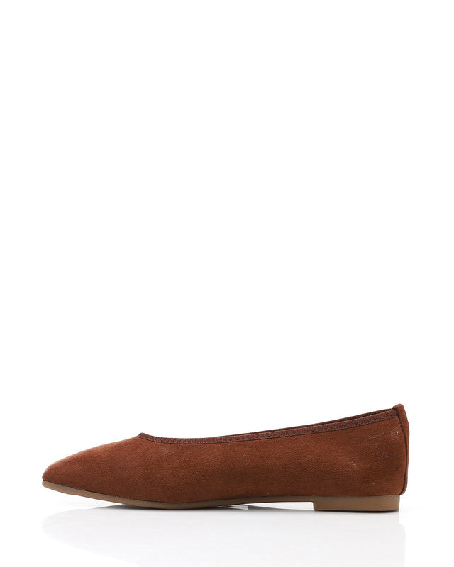 FAN-DVTX-004 Suede Simple Ballerina