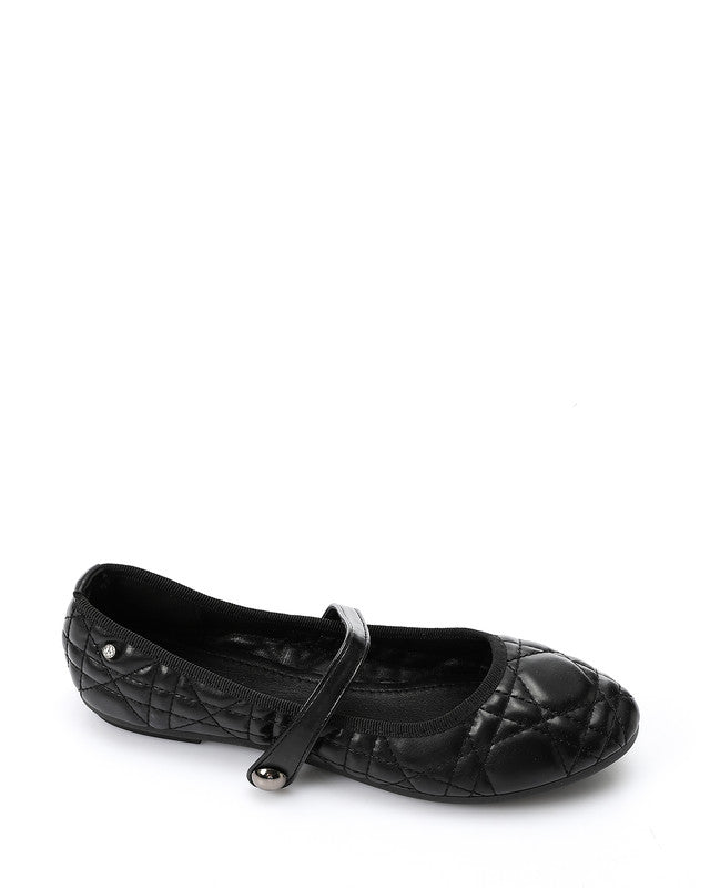 FAN-DVTX-005 Oval Toe Shape Flat Shoes