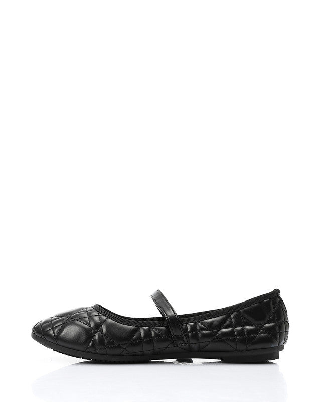 FAN-DVTX-005 Oval Toe Shape Flat Shoes