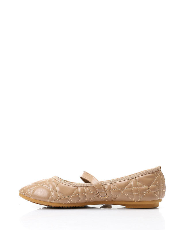 FAN-DVTX-005 Oval Toe Shape Flat Shoes