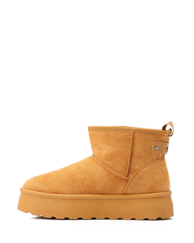 GER-DVTX-002 Ankle Suede Stitched Boot