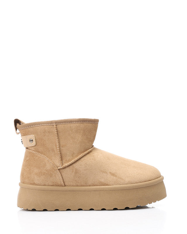 GER-DVTX-002 Ankle Suede Stitched Boot