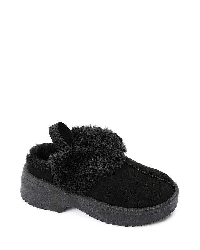 GER-DVTX-004 Slip On Plain Suede Mules