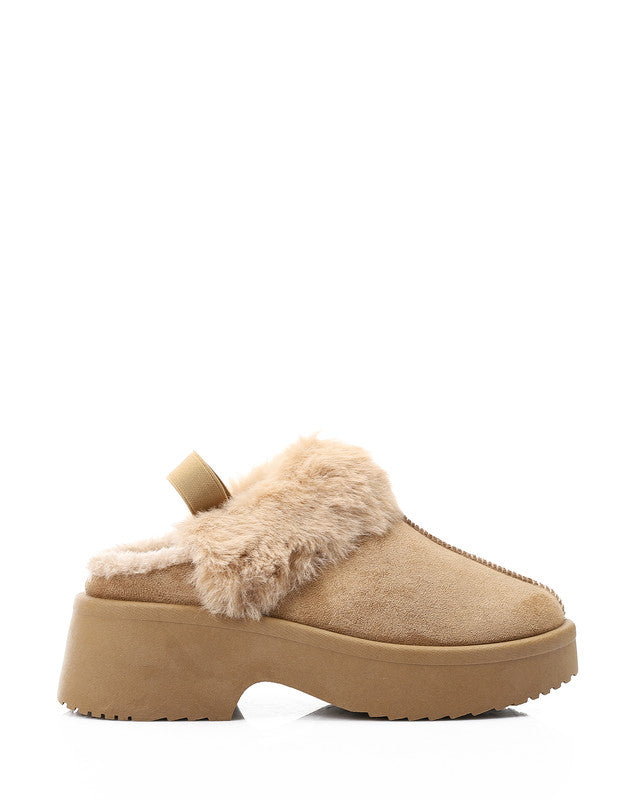 GER-DVTX-004 Slip On Plain Suede Mules