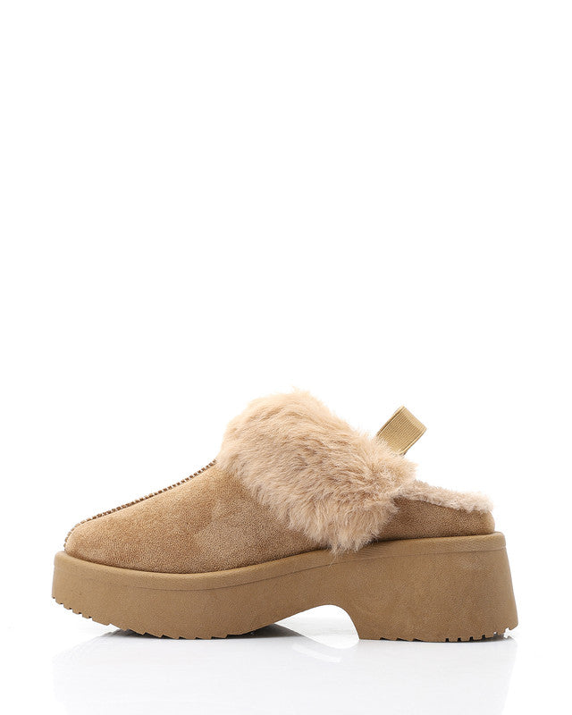 GER-DVTX-004 Slip On Plain Suede Mules