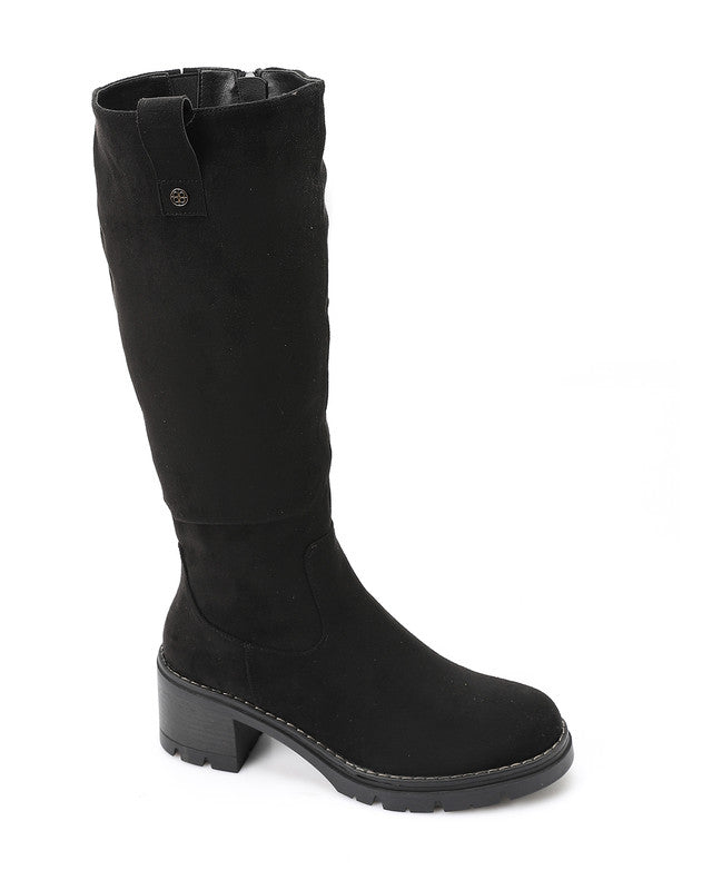 GER-DVTX-009  High Knee Full Zipper Boot