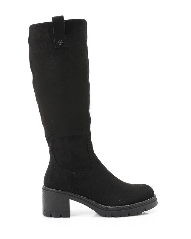 GER-DVTX-009  High Knee Full Zipper Boot