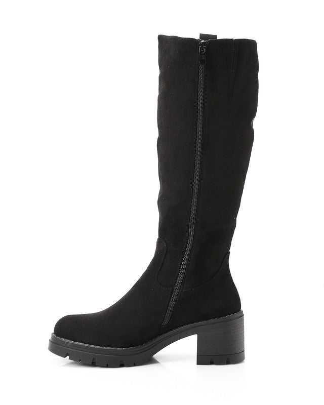 GER-DVTX-009  High Knee Full Zipper Boot