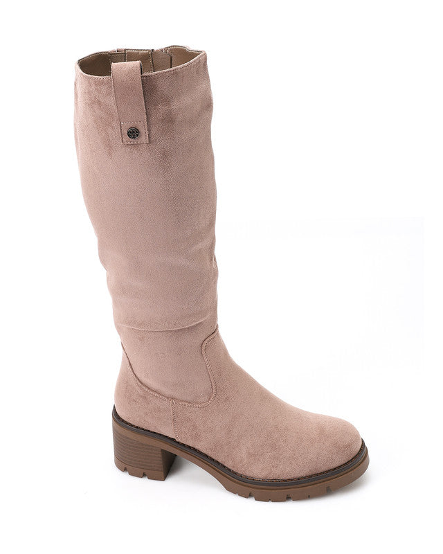 GER-DVTX-009  High Knee Full Zipper Boot