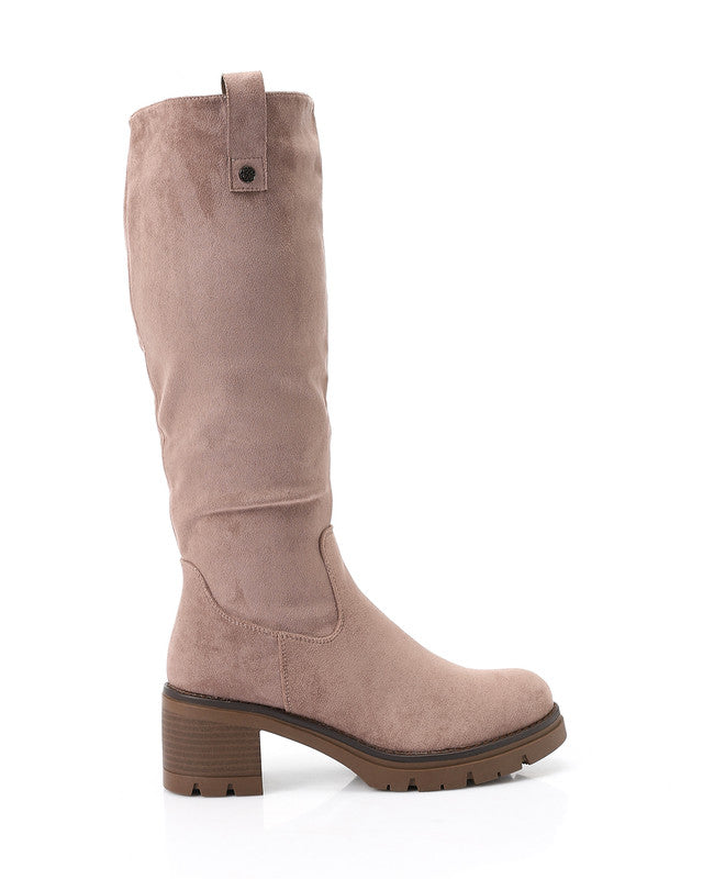 GER-DVTX-009  High Knee Full Zipper Boot
