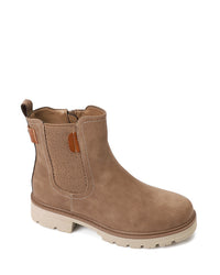 GER-DVTX-013 Rubber Leather Mid Calf Boots