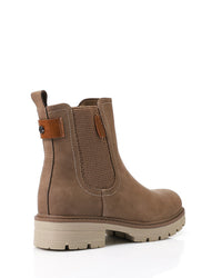 GER-DVTX-013 Rubber Leather Mid Calf Boots