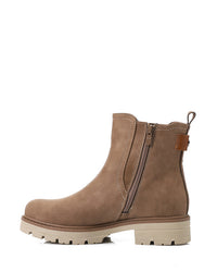 GER-DVTX-013 Rubber Leather Mid Calf Boots